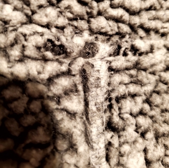 Men's Grizzly Sherpa Pullover 1/4‎ Zipup Warm Jacket Large - Picture 5 of 9